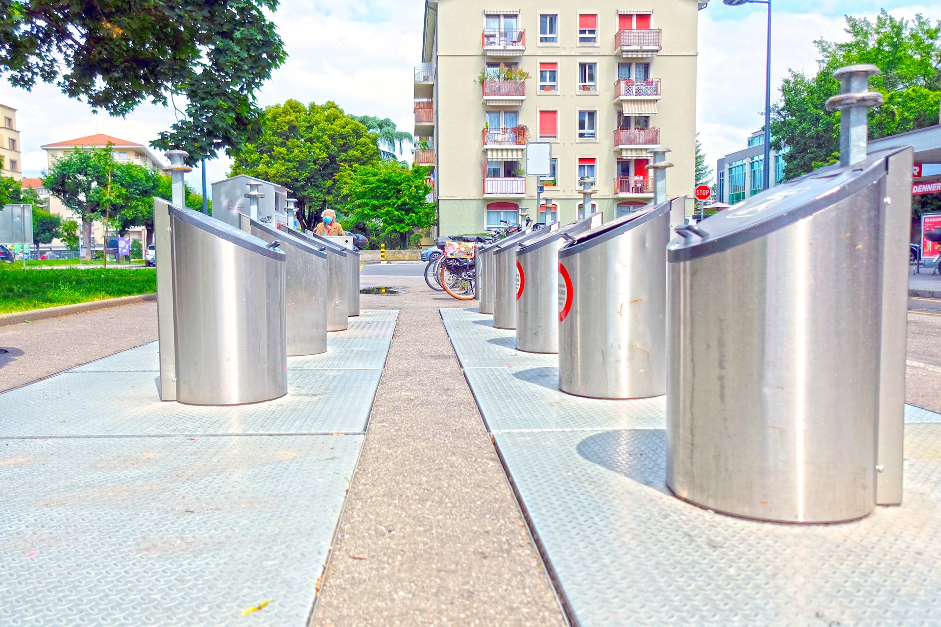 Photo de l'écopoint de La Praille