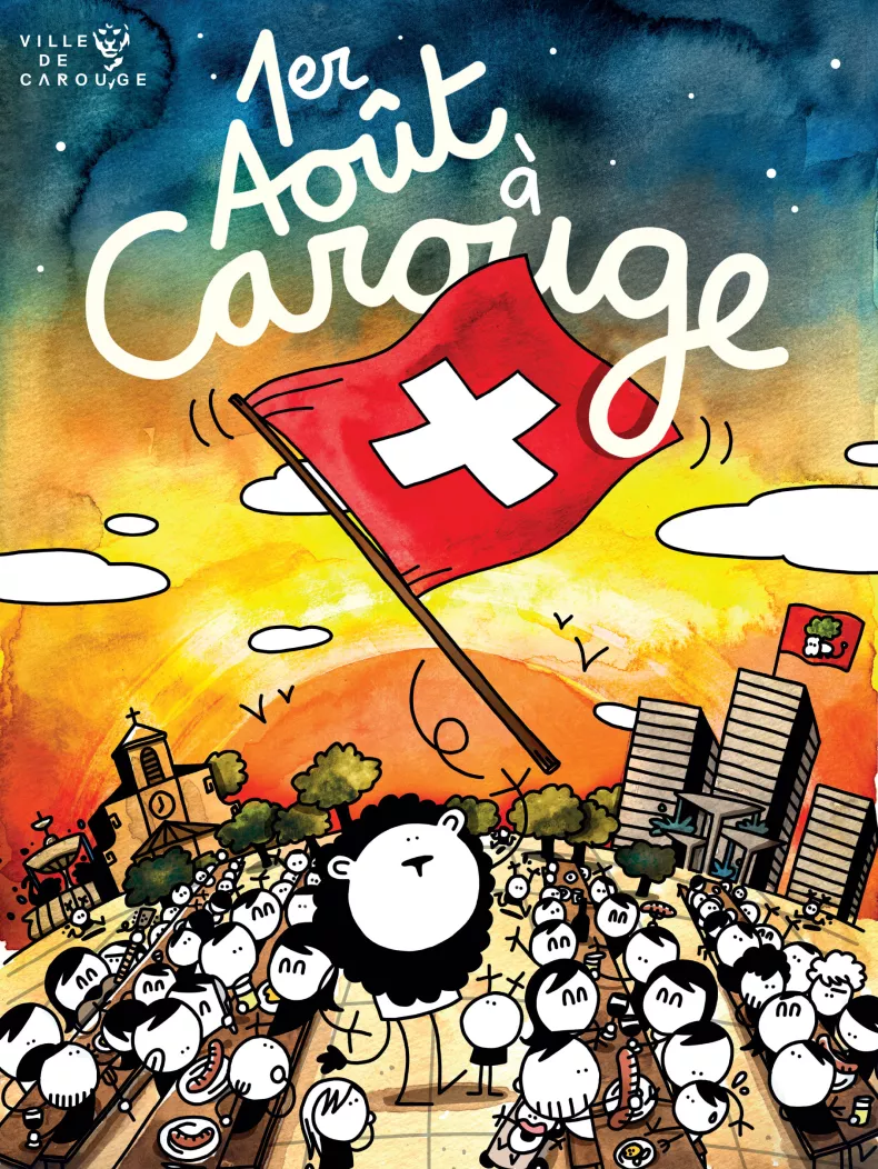 Visuel 1er Ao&ucirc;t &agrave; Carouge