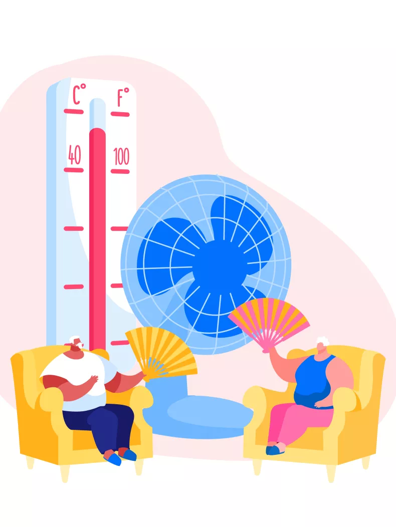 Illustration alerte canicule