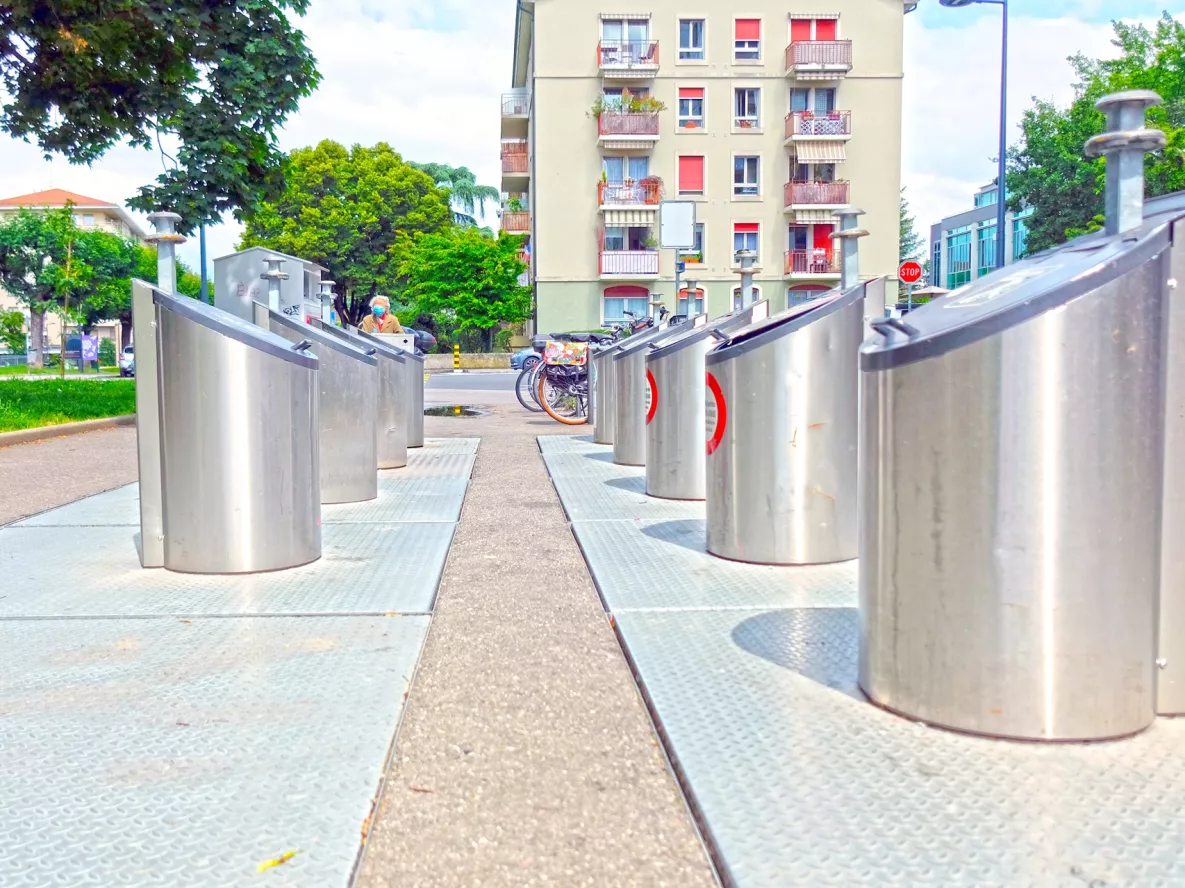 Photo de l'&eacute;copoint de La Praille