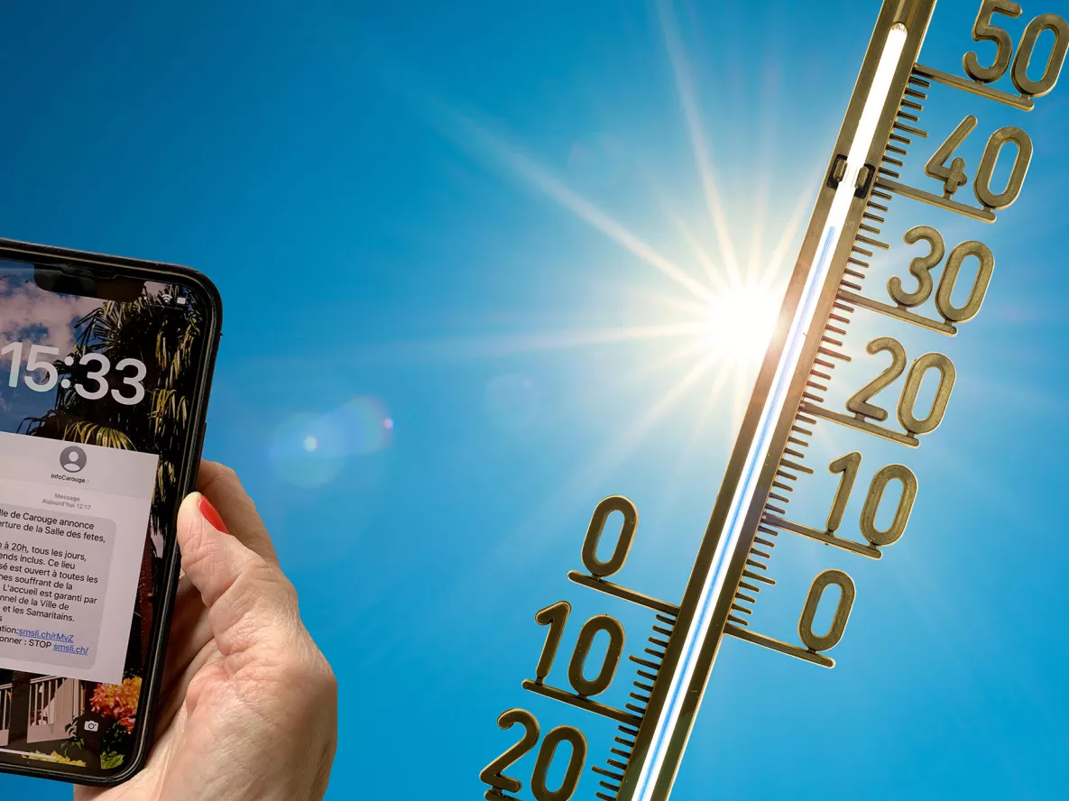 Alerte SMS canicule