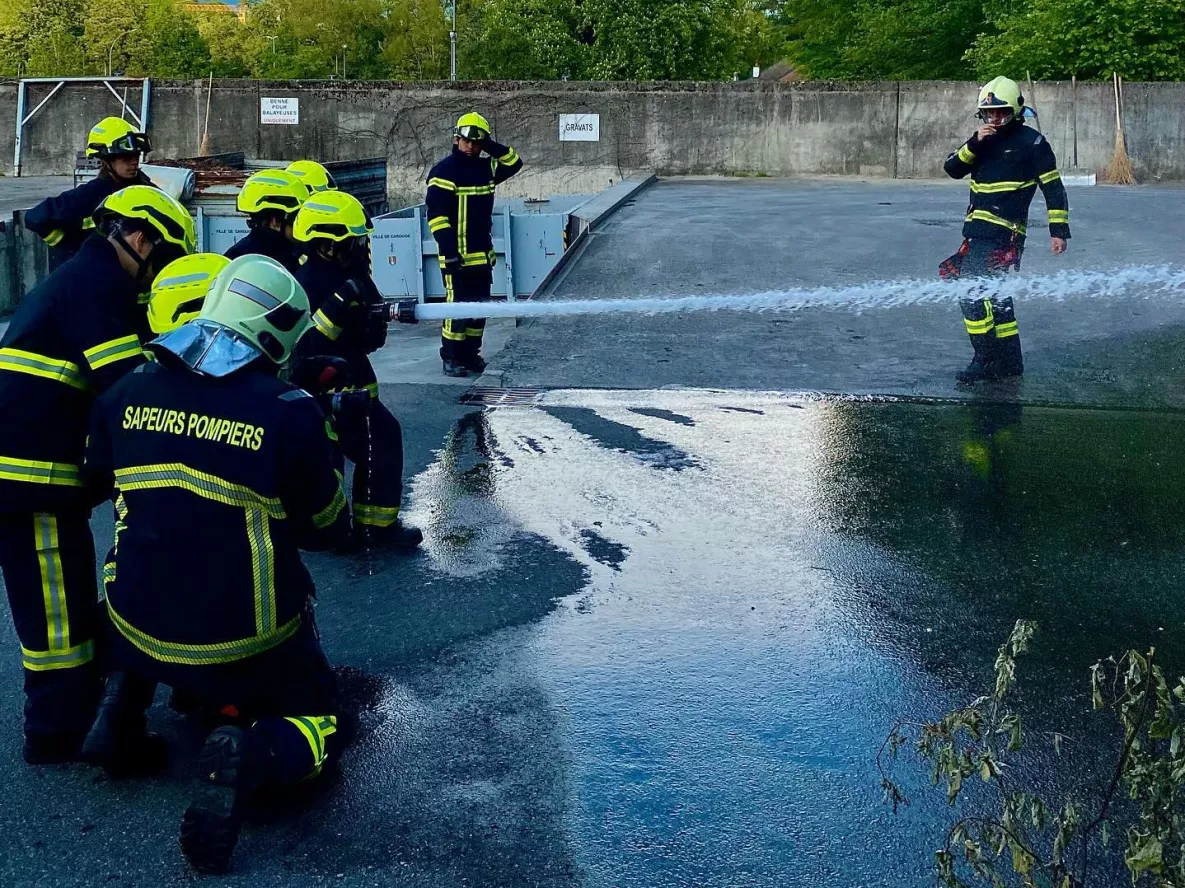 Jeunes Sapeurs-pompiers en action