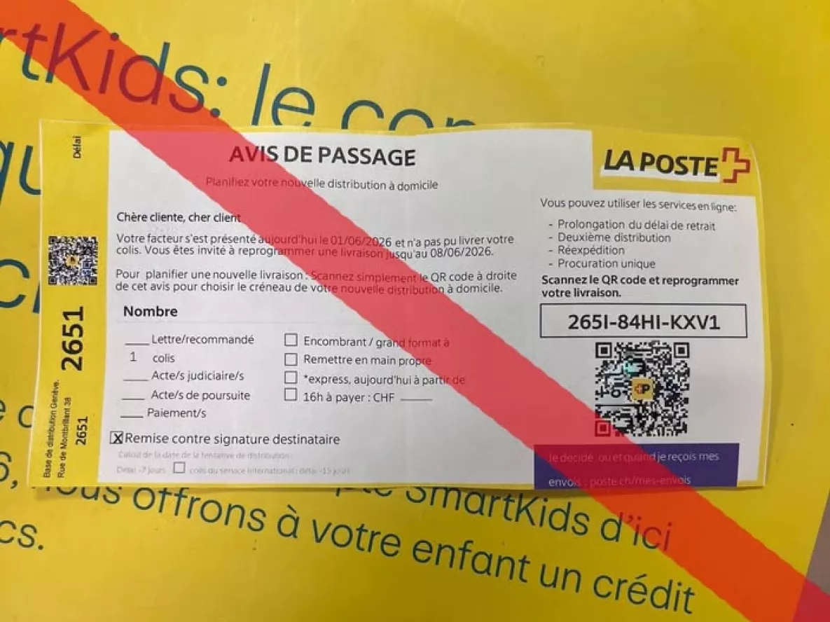 Image arnaque poste