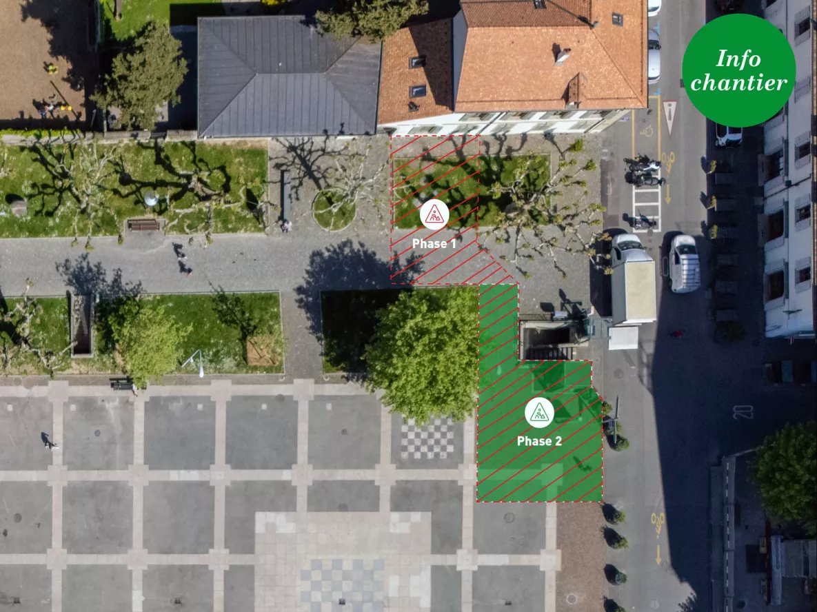 Travaux WC place de Sardaigne