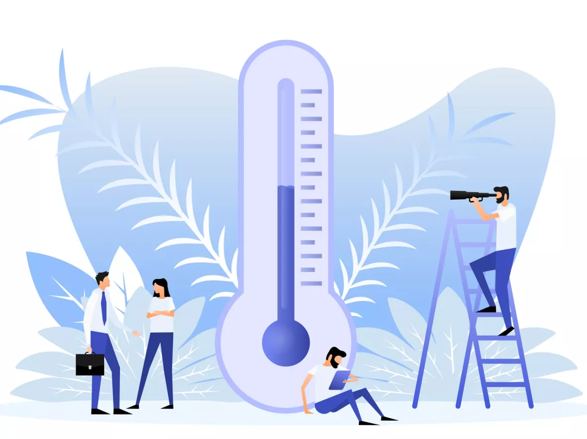 Illustration fin d'alerte canicule