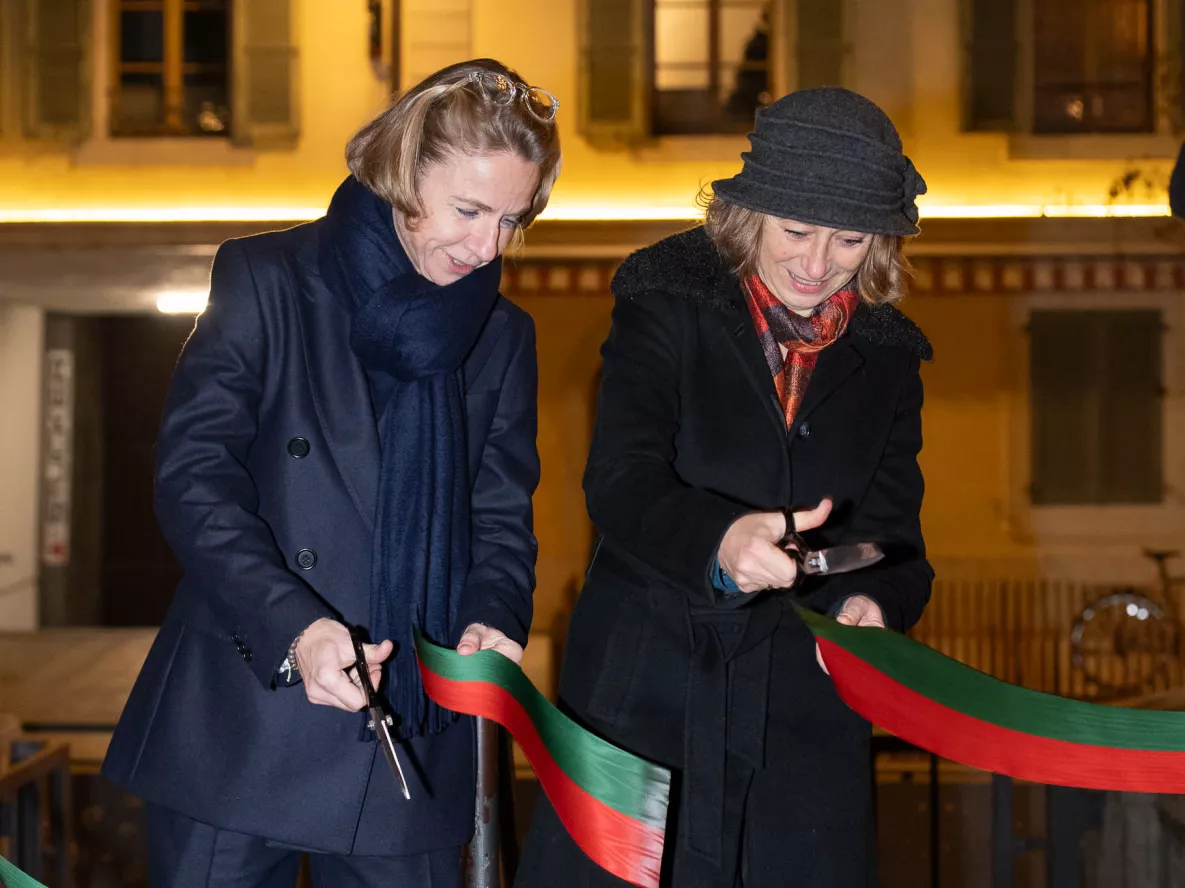 Visuel Inauguration Rue du Coll&egrave;ge