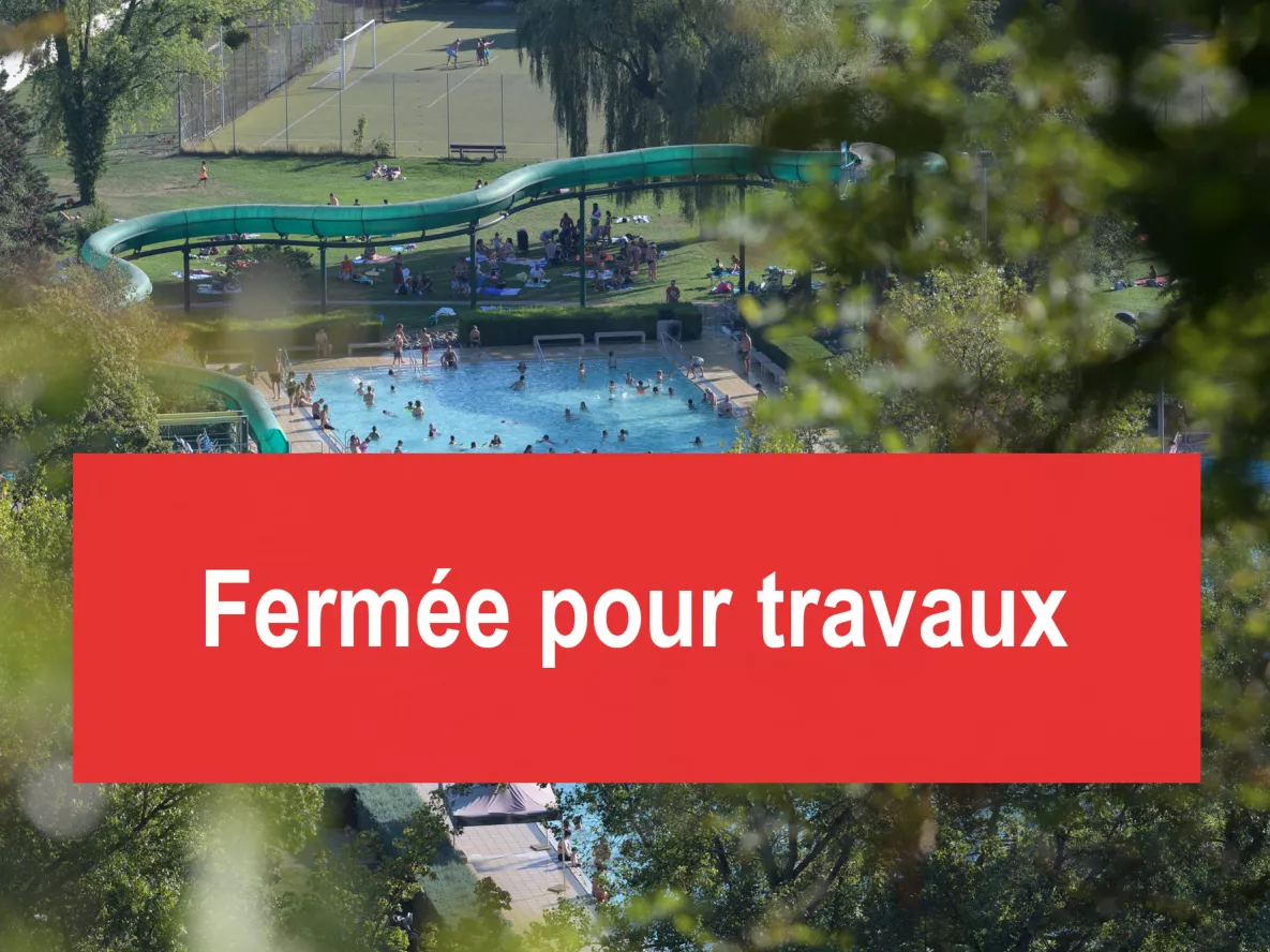 Piscine de la Fontenette fermée