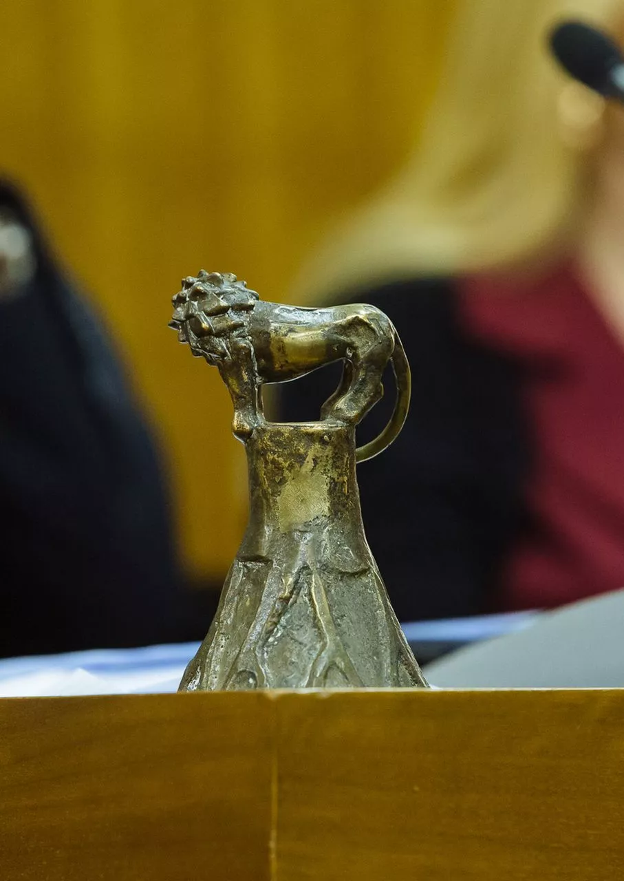 Cloche du pr&eacute;sident du conseil municipal