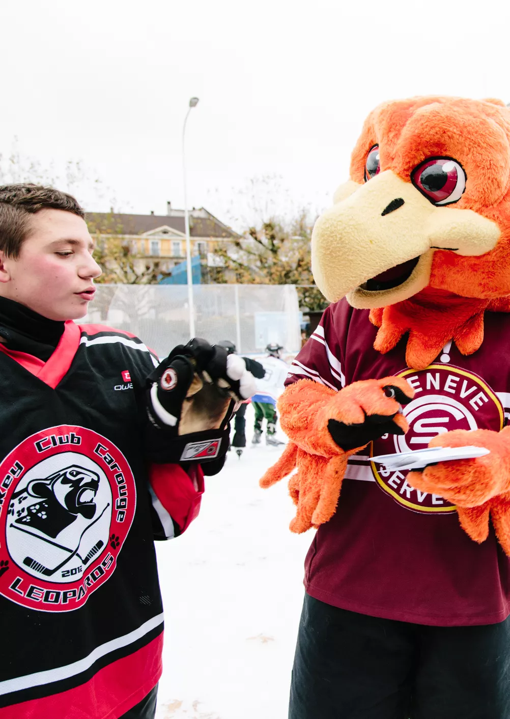 Mascotte du GSHC et hockeyeur