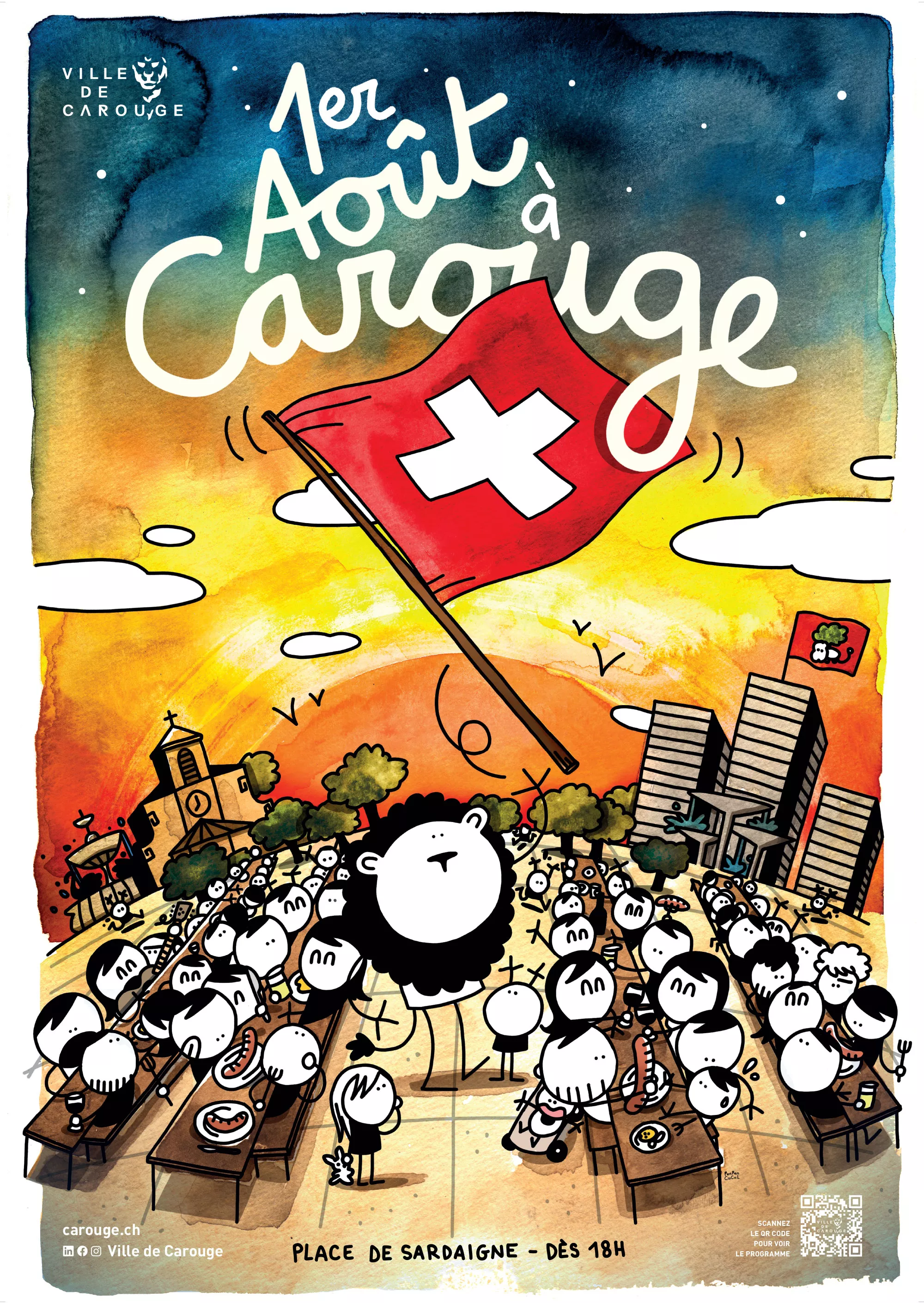 Affiche de la F&ecirc;te nationale suisse