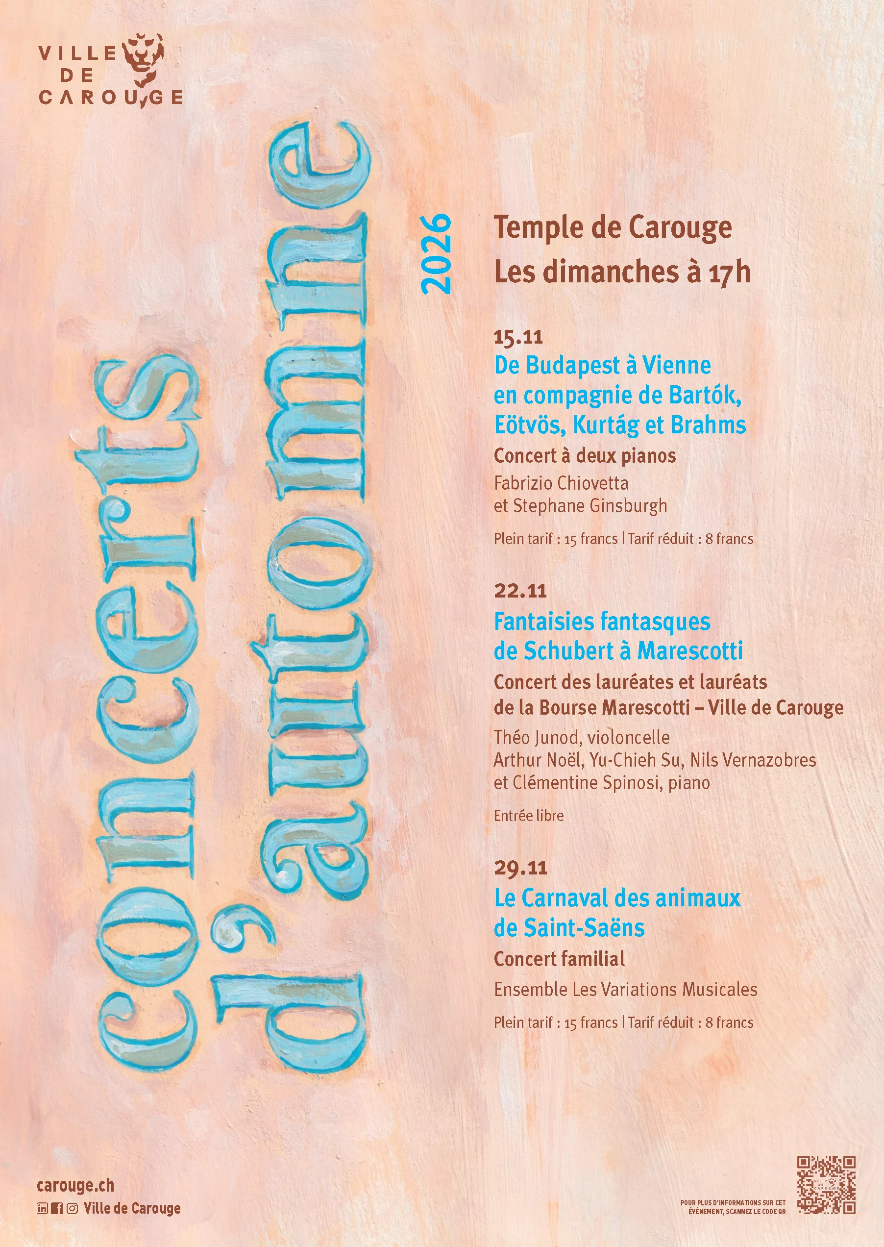 Concerts d'automne