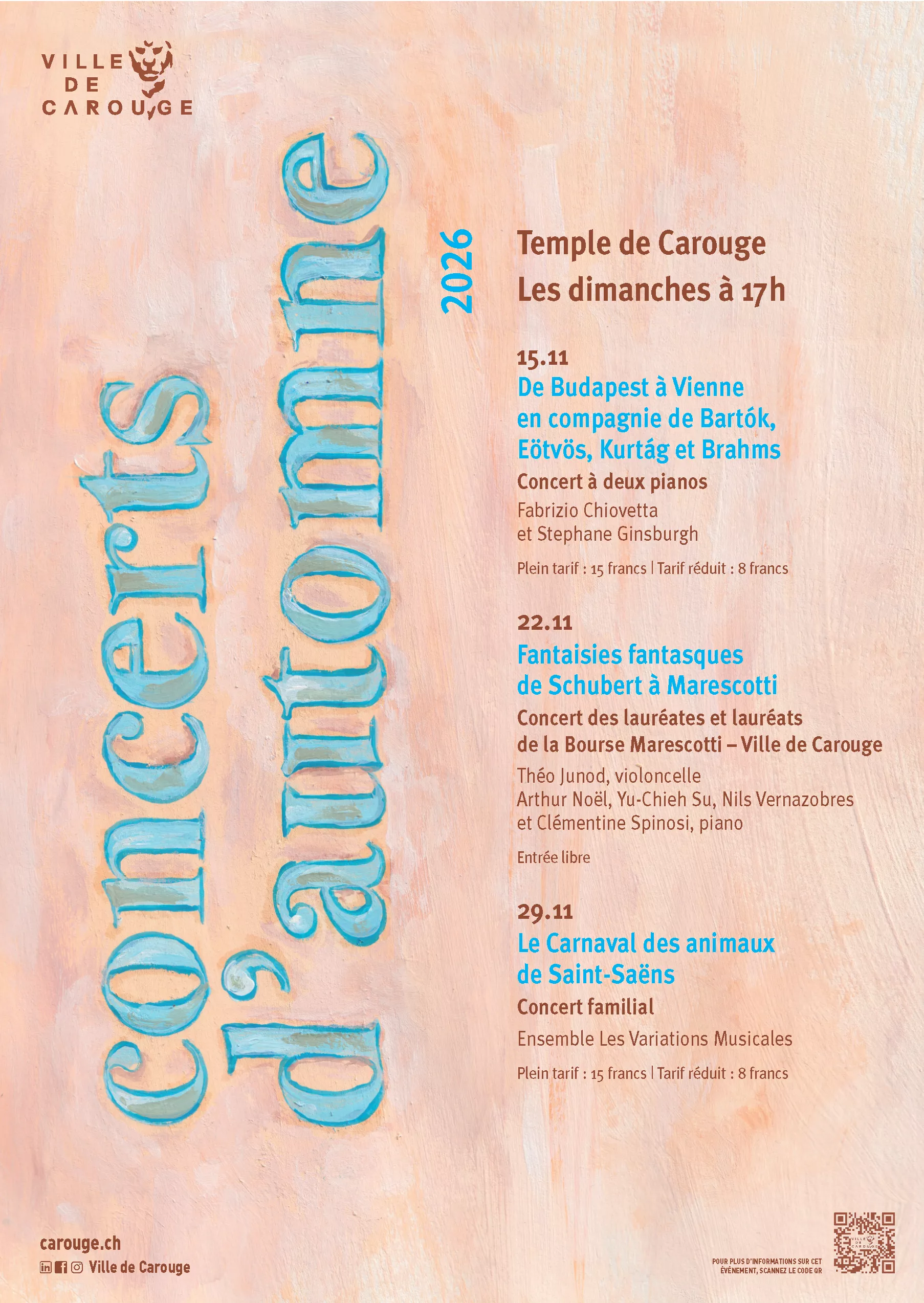 Concerts d'automne
