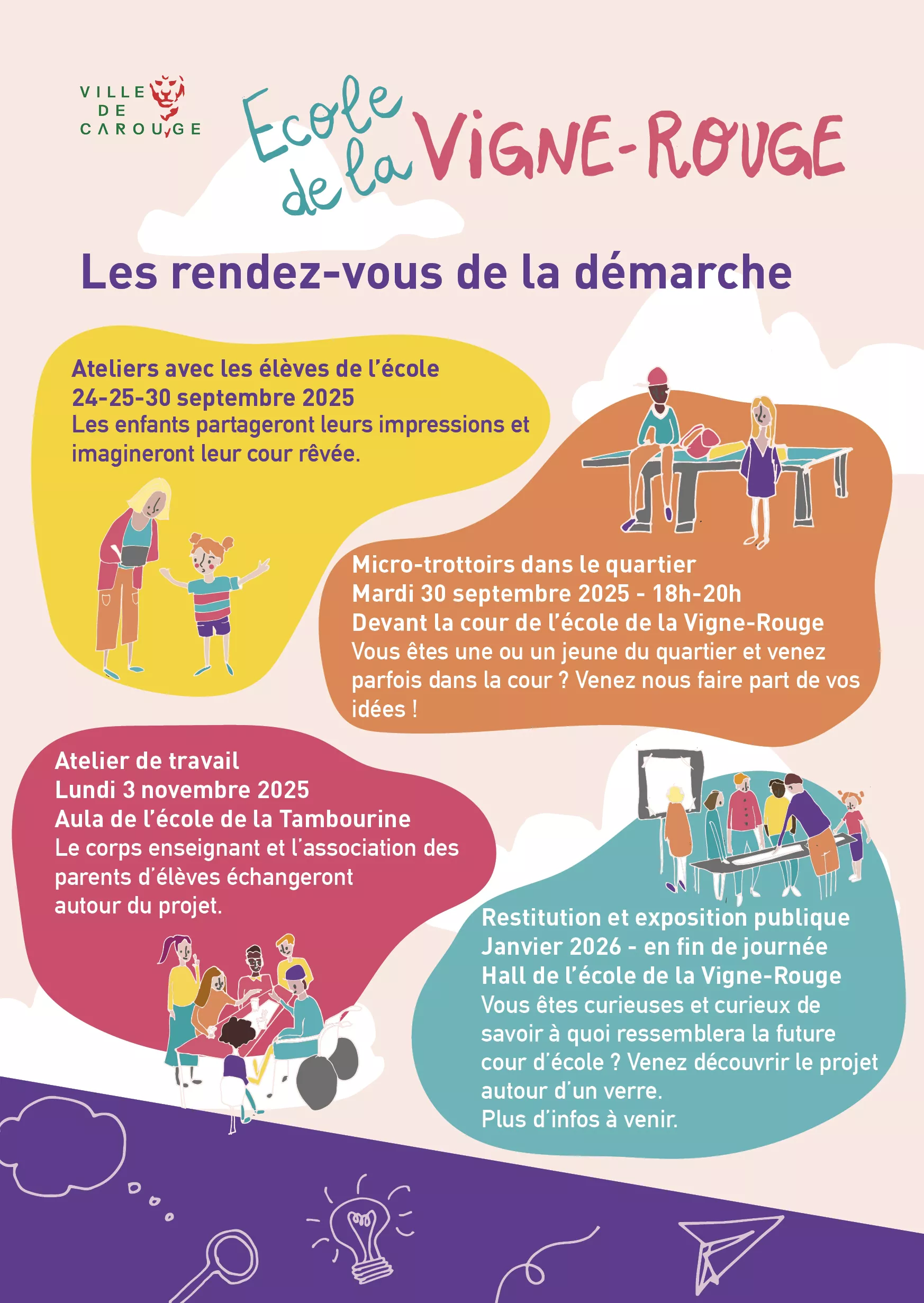 Affiche Ecole de la Vigne-Rouge