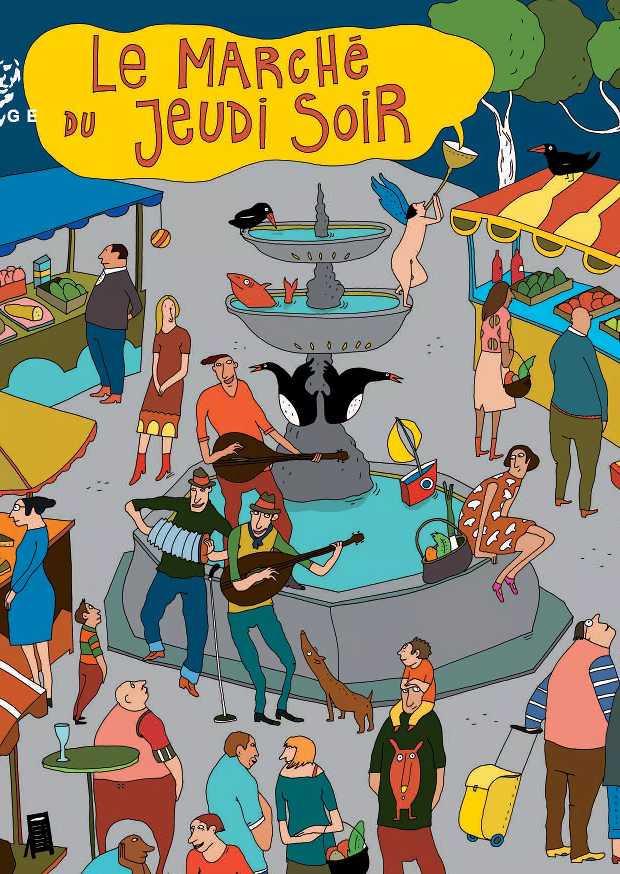 Affiche Marché du jeudi soir