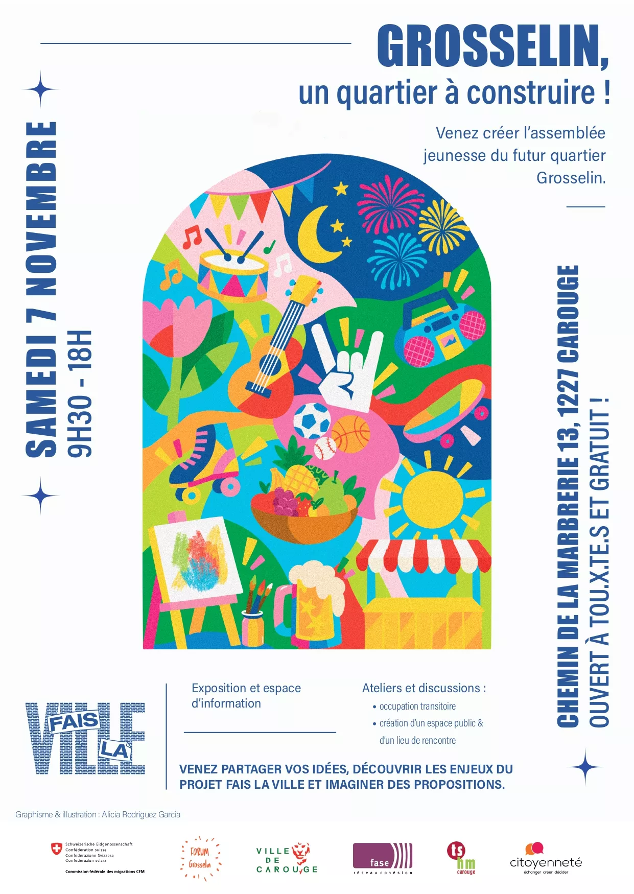 Affiche assembl&eacute;e des jeunes