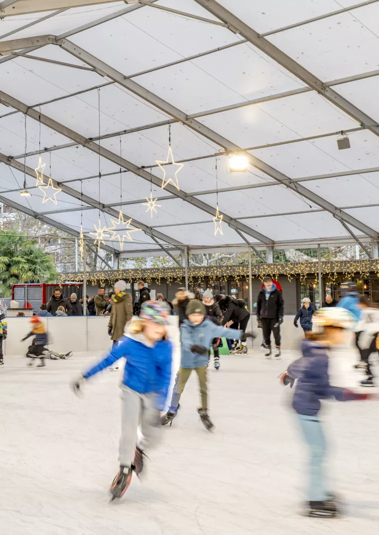 Visuel Disco à la patinoire
