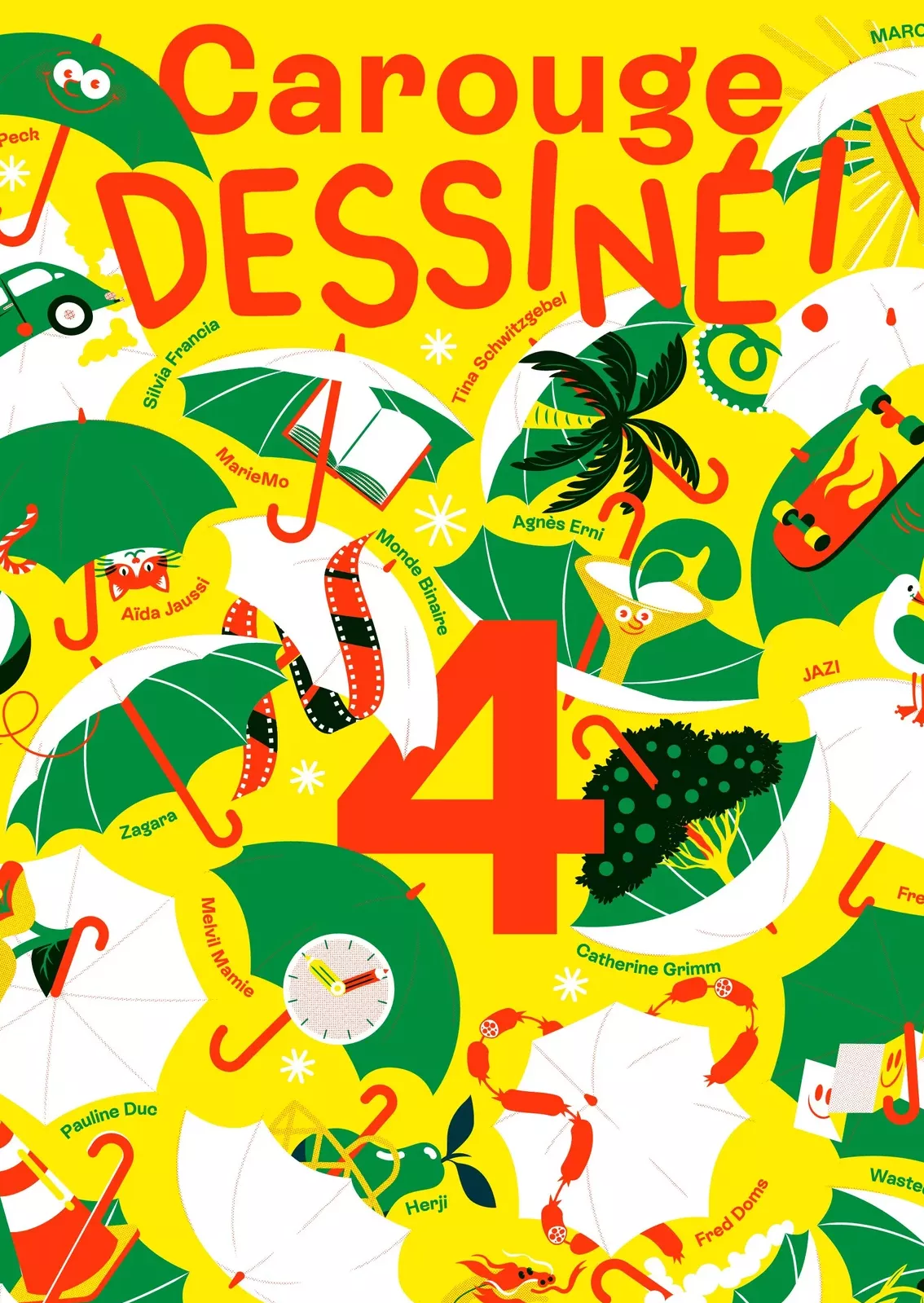 Affiche Carouge dessin&eacute;, 4e &eacute;dition