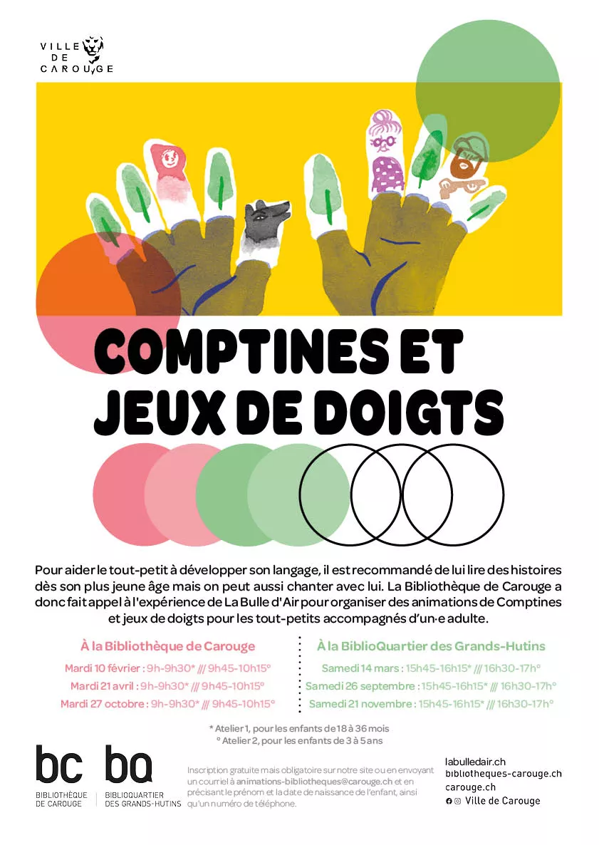 Visuel Comptines et jeux de doigts