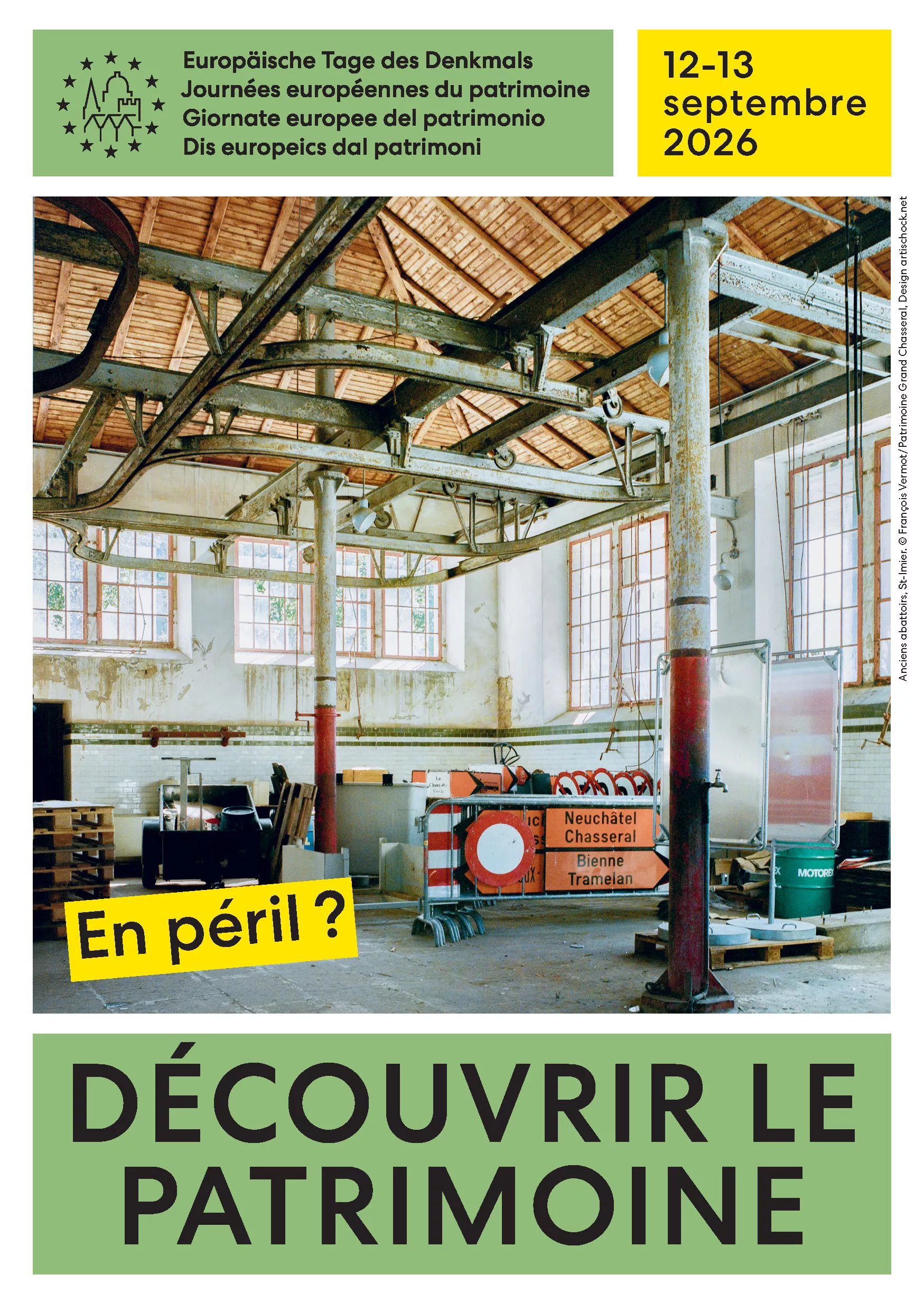 Affiche des Journ&eacute;es du patrimoine