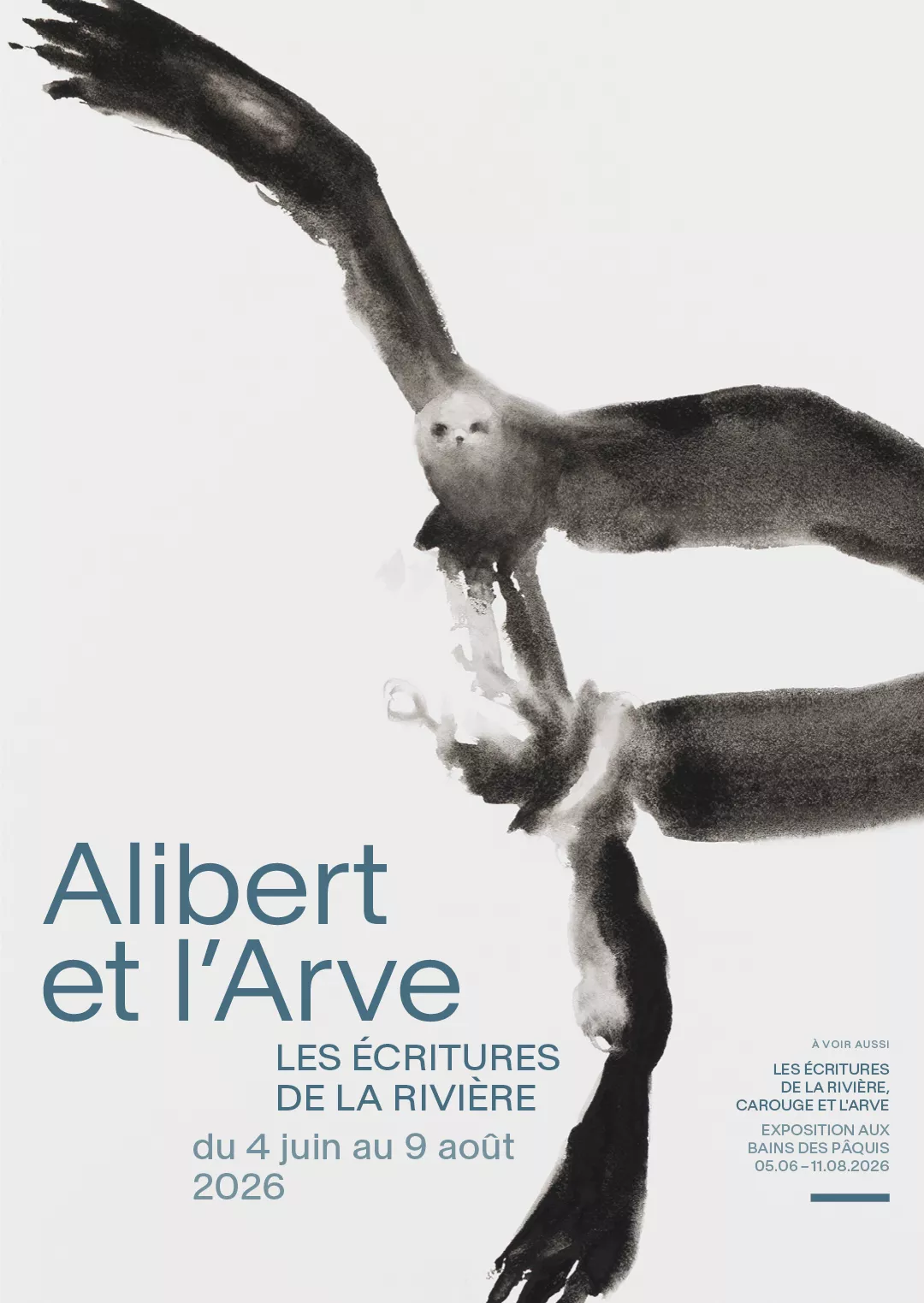 Affiche Alibert et l'Arve, du 4 juin au 9 ao&ucirc;t