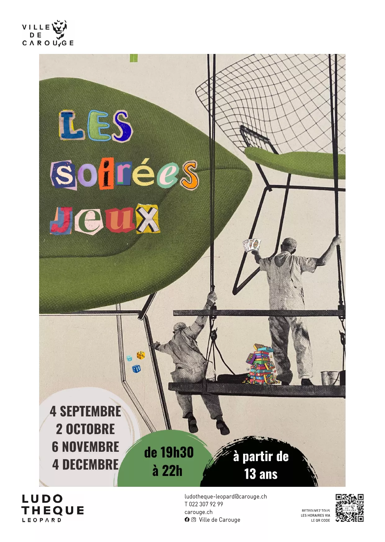 Affiche soir&eacute;es jeux
