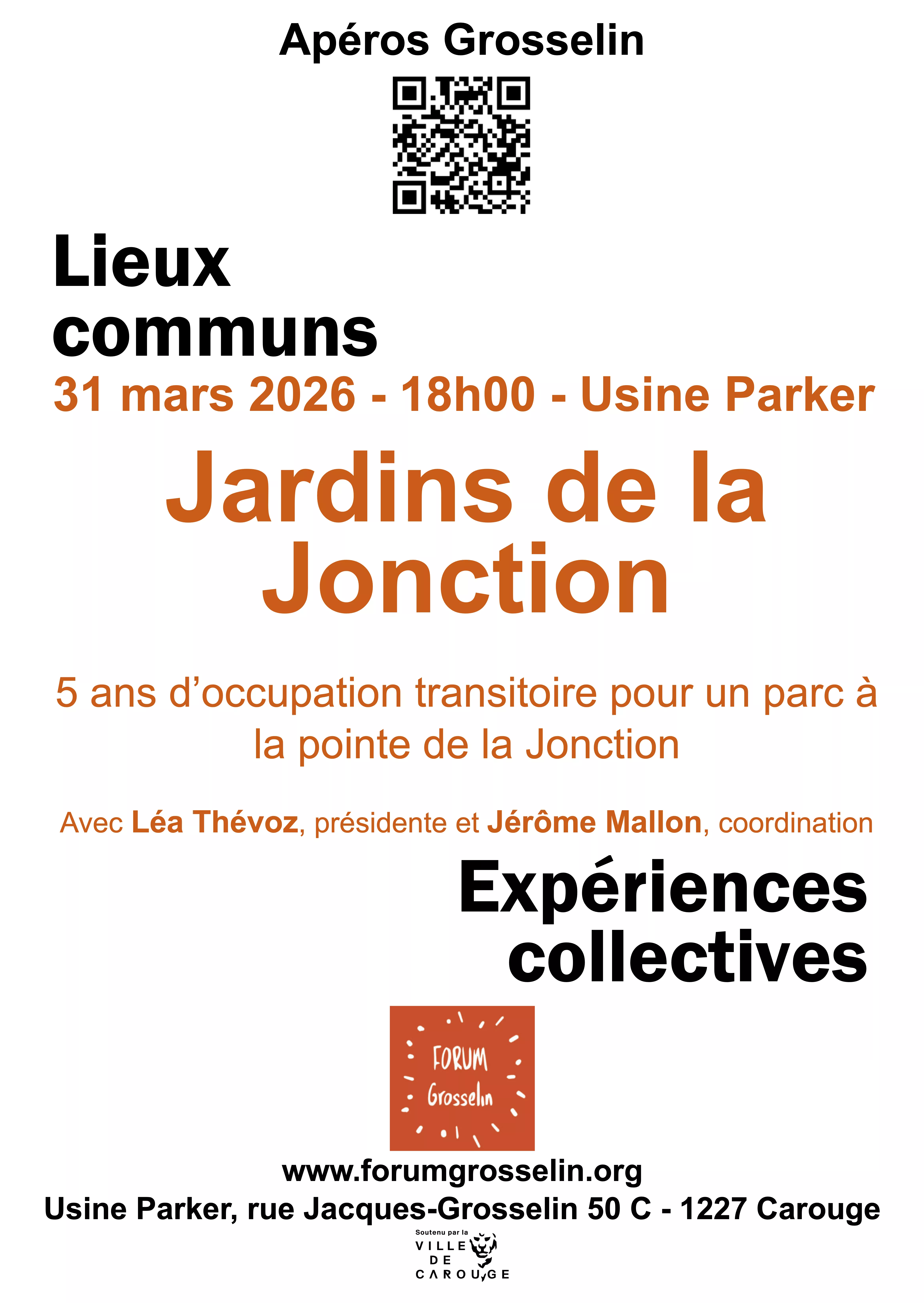 Affiche 5 ans d'occupation transitoire