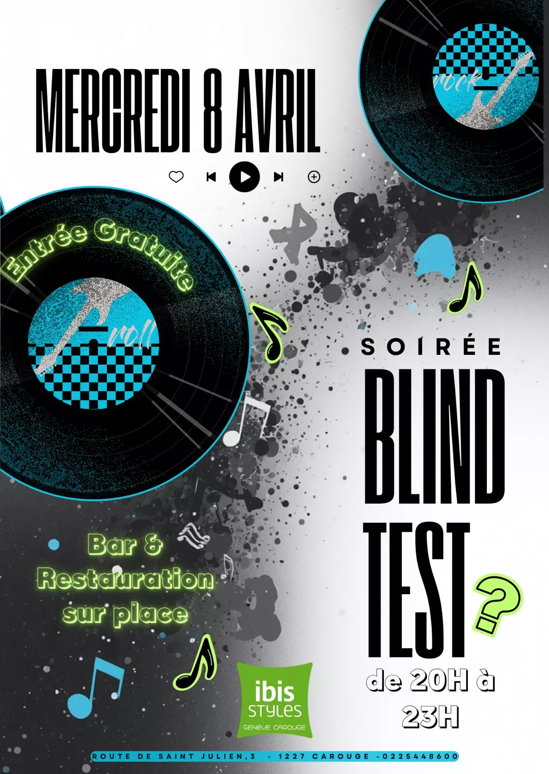 Affiche blind test