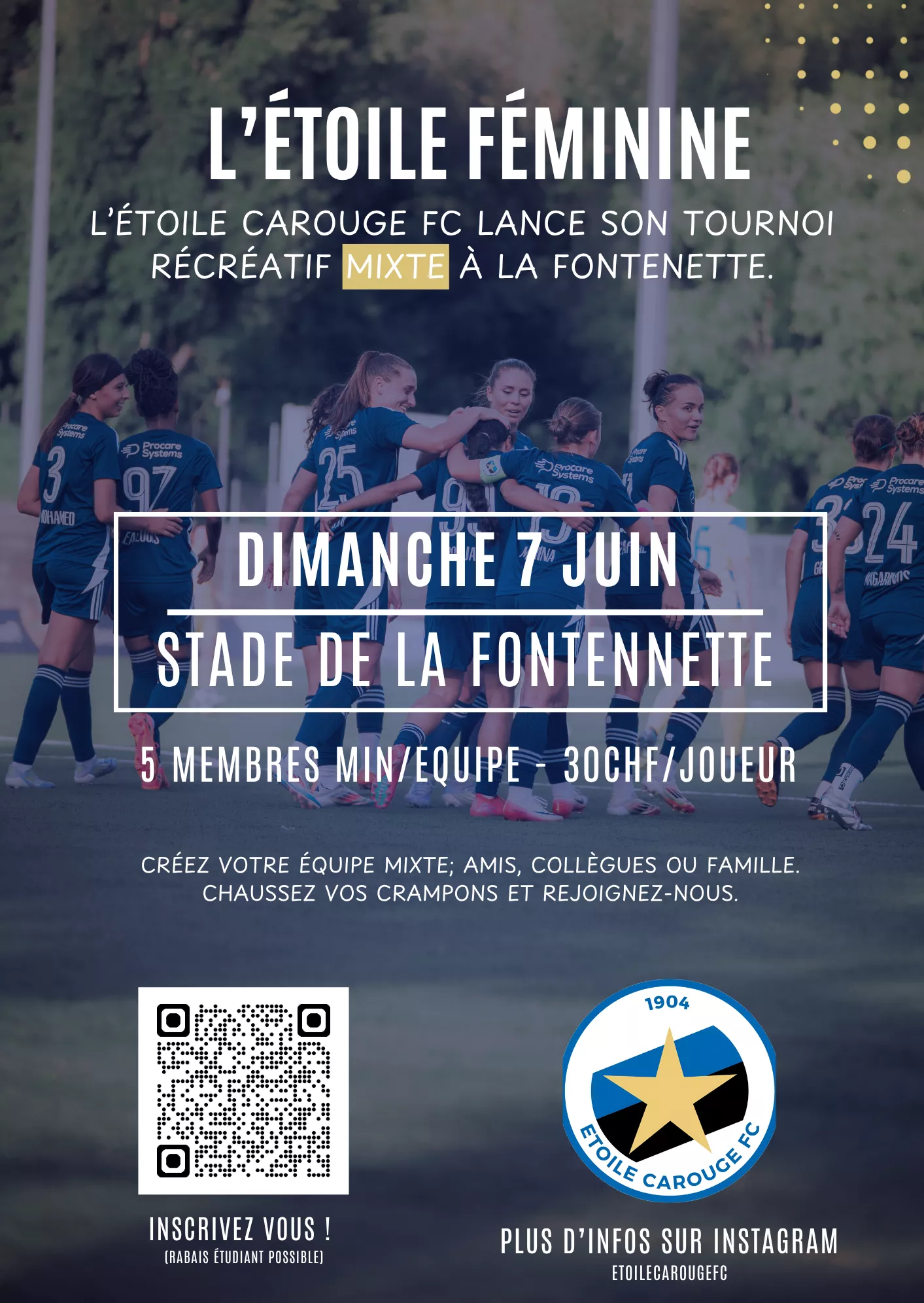 Flyer etoile feminine