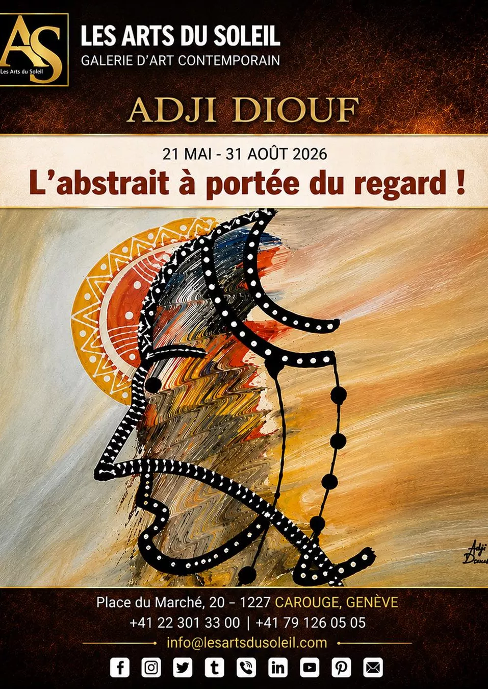 Flyer L'abstrait &agrave; port&eacute;e du regard