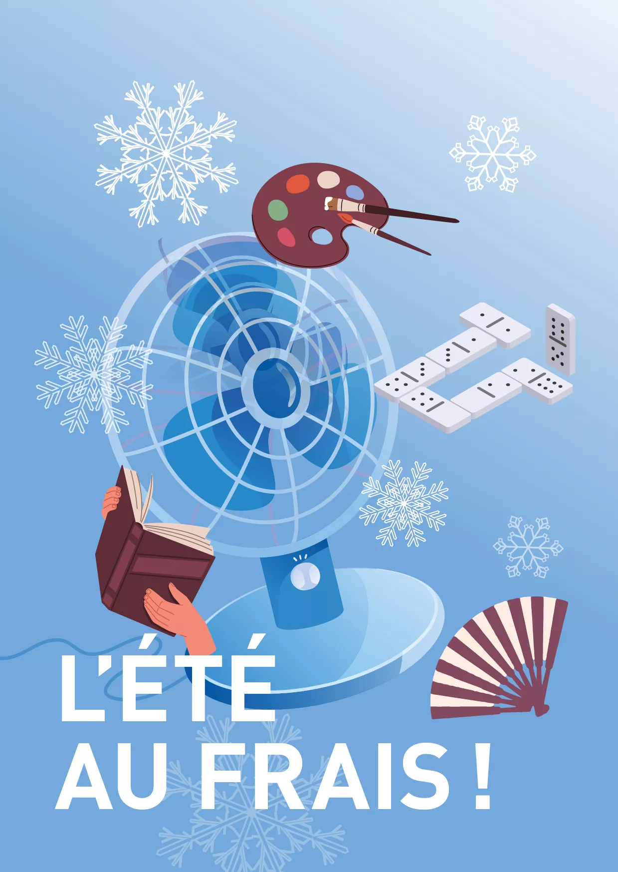Flyer &eacute;t&eacute; au frais