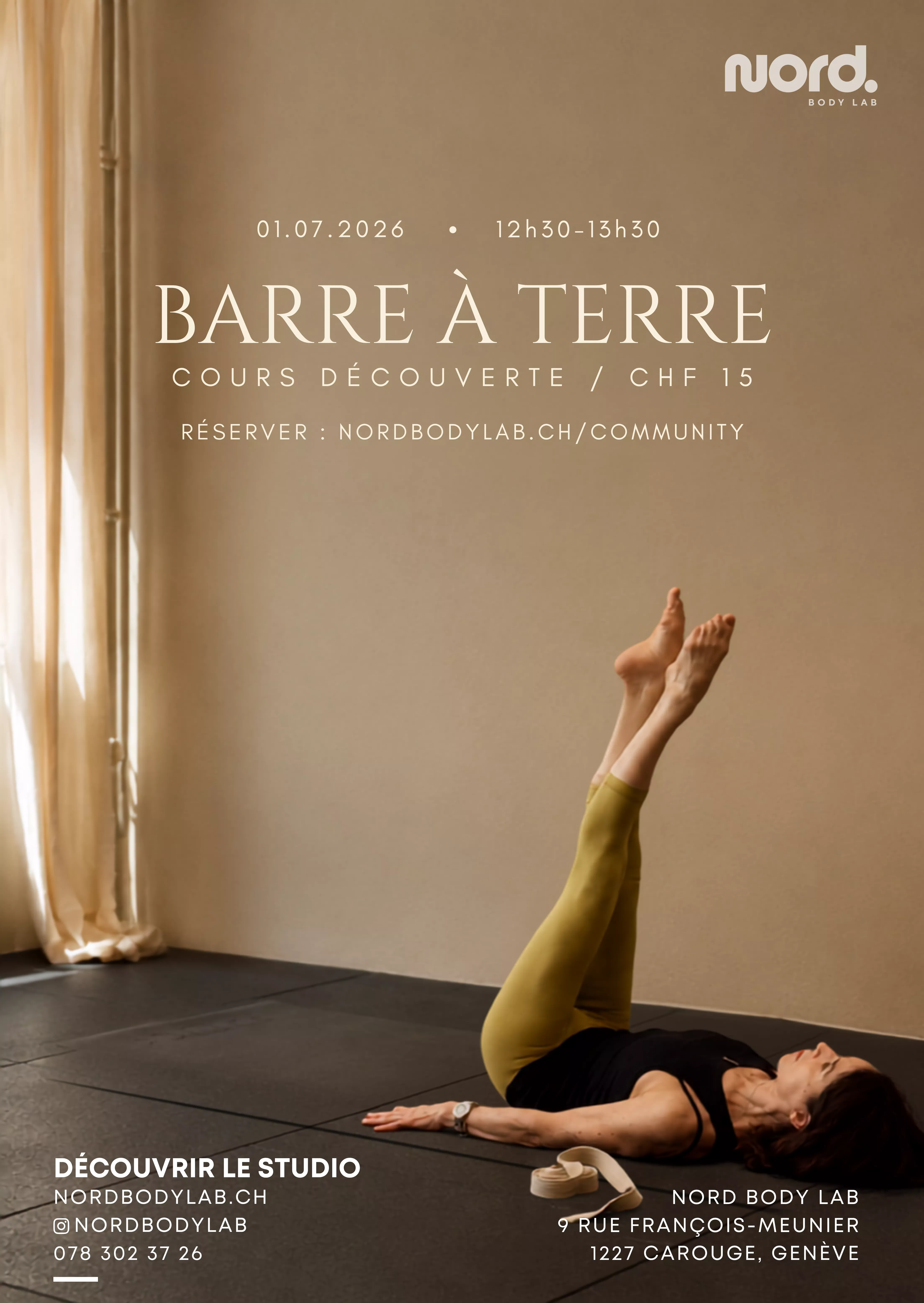 Affiche barre &agrave; terer