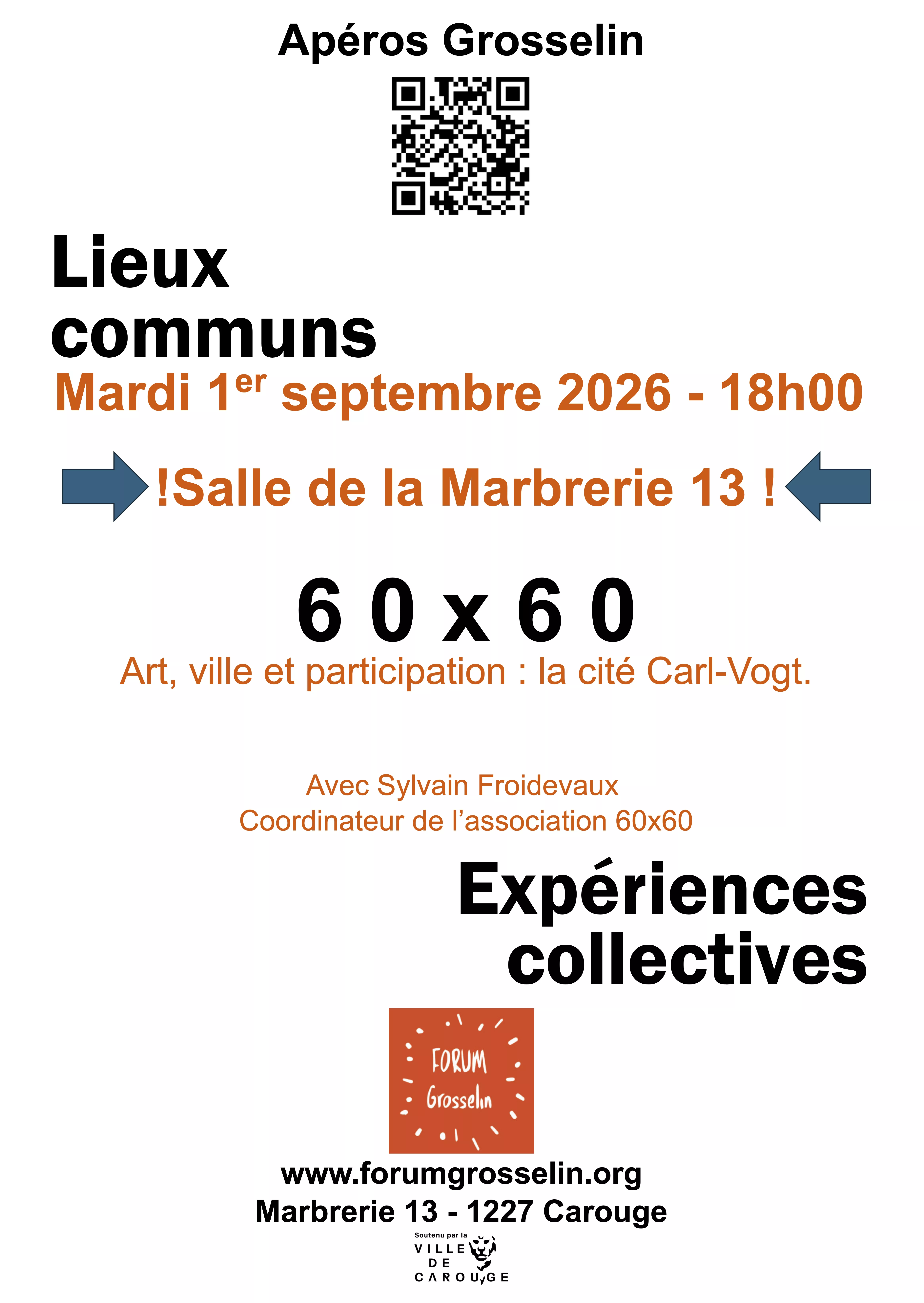 affiche ap&eacute;ros Grosselin