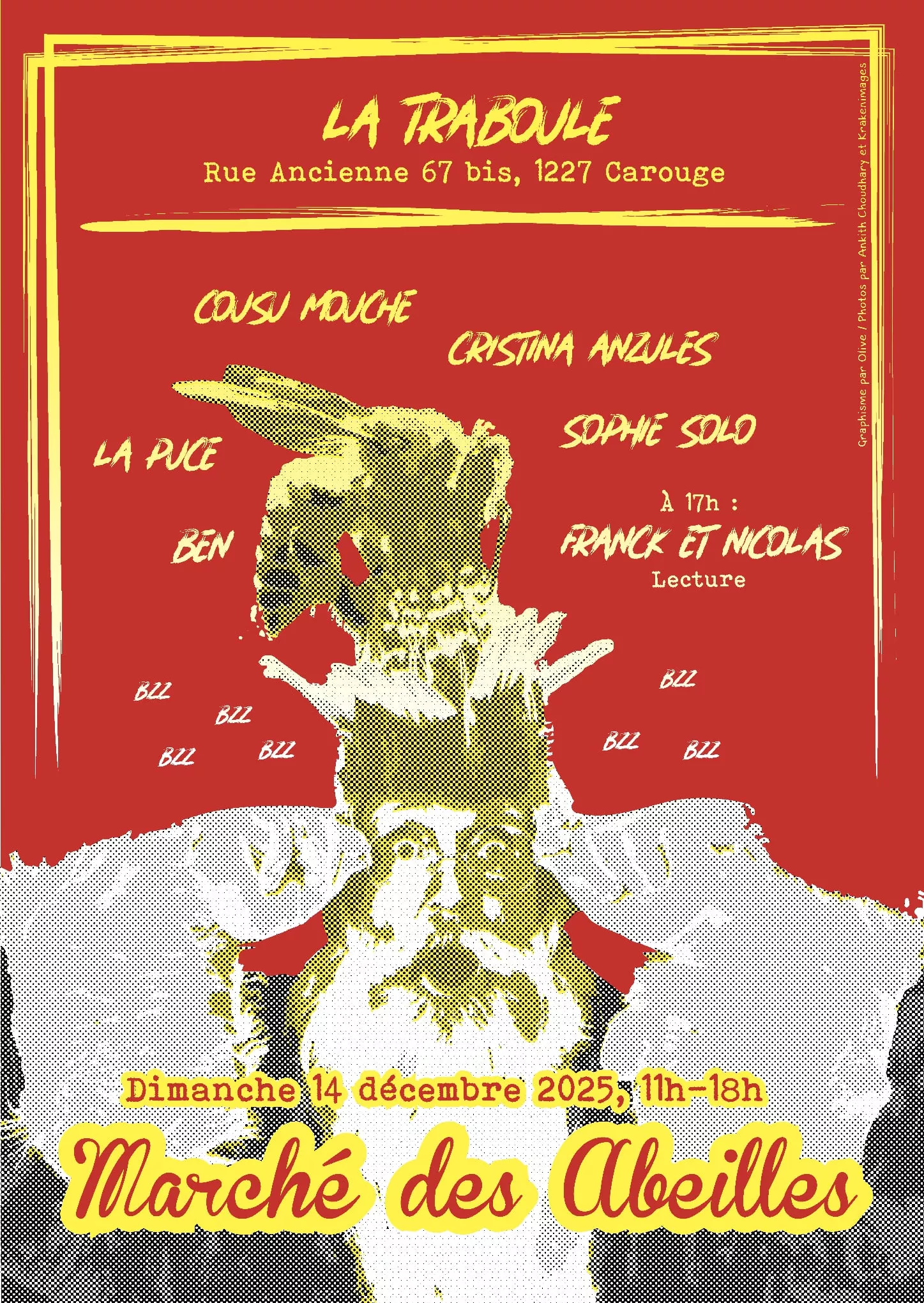 Affiche du Marché des abeilles