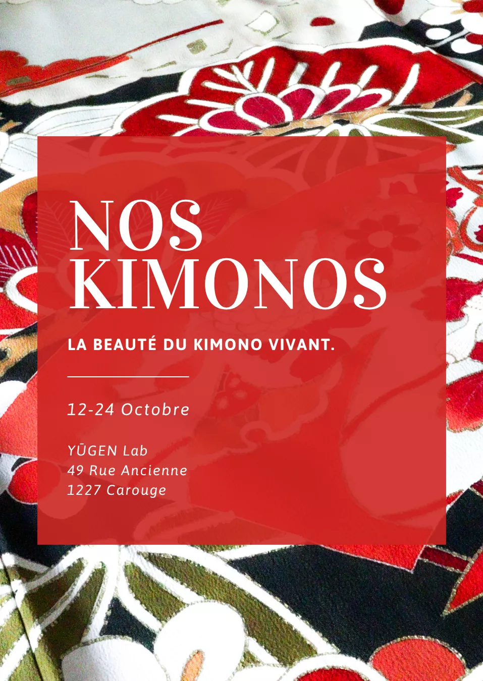 Exposition "Nos Kimonos"