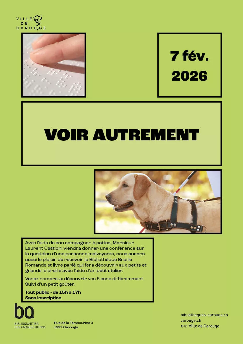 Visuel de l'atelier "Voir autrement"