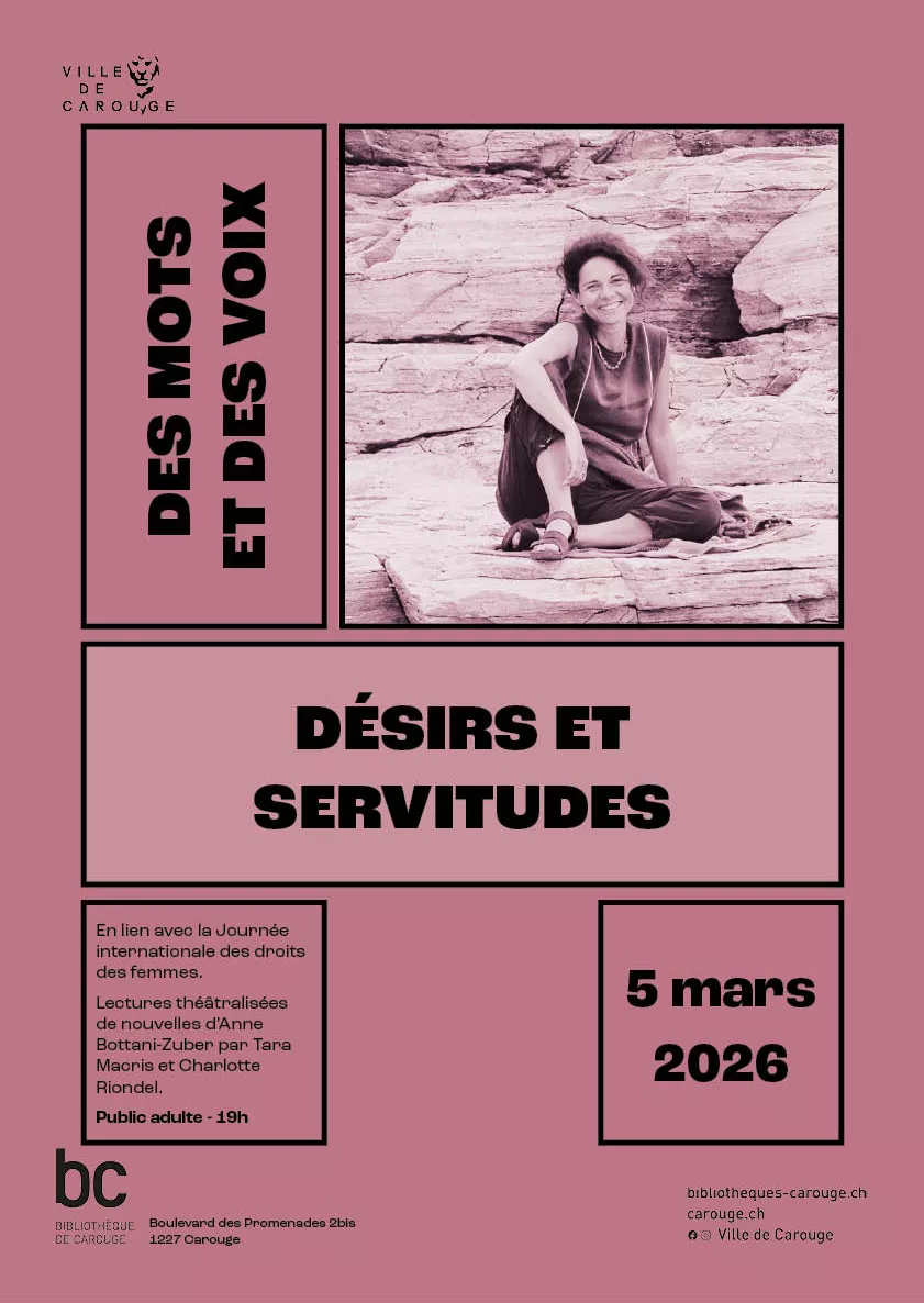 Visuel Des mots et des voix