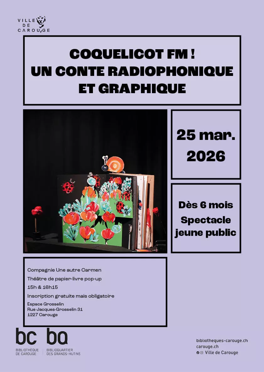 Affiche Coquelicot FM