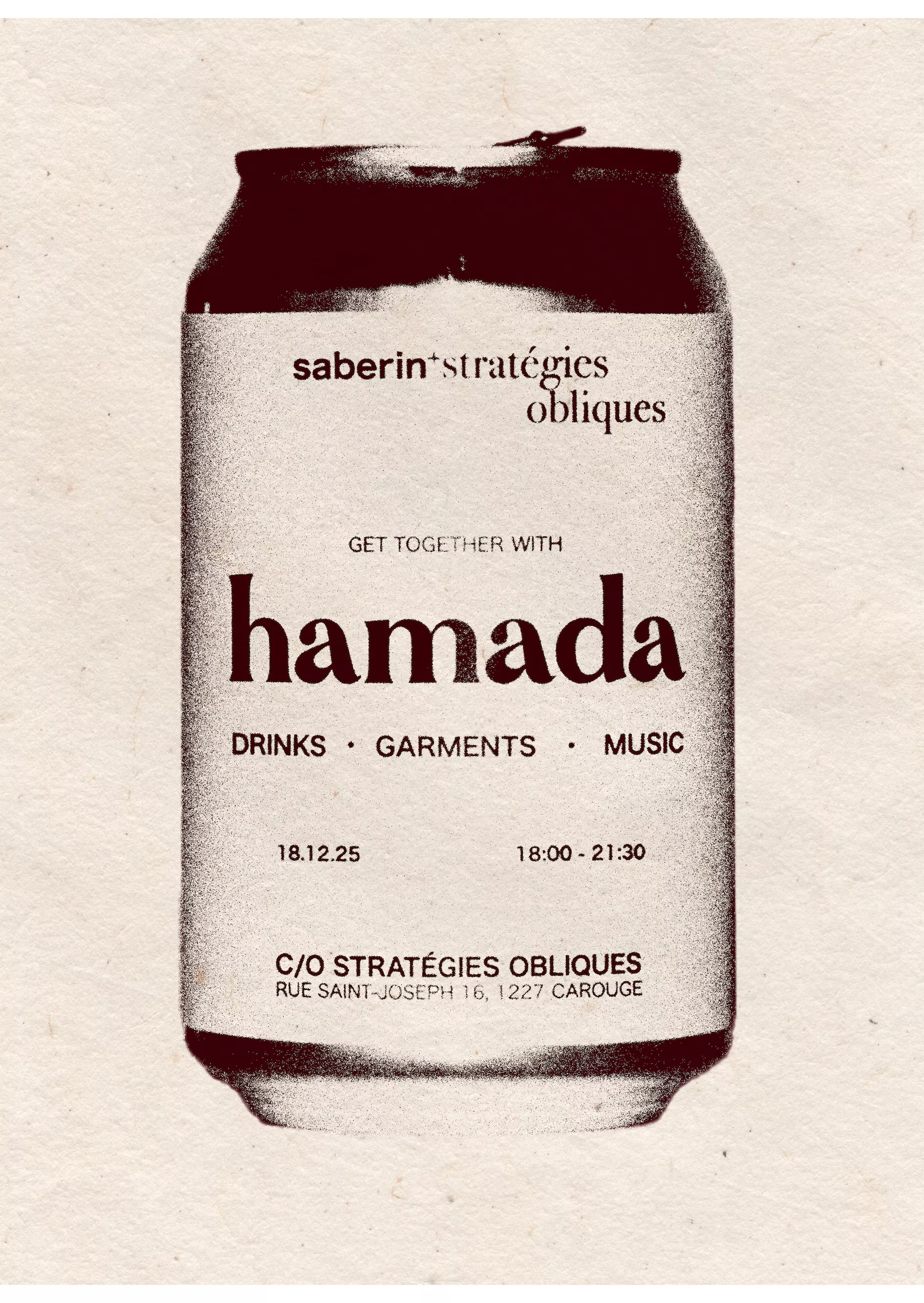 Affiche Soir&eacute;e Strat&eacute;gies obliques
