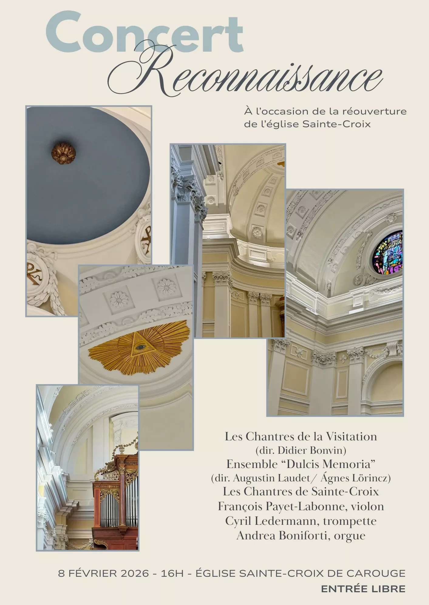 Concert Reconnaissance Eglise St-Croix