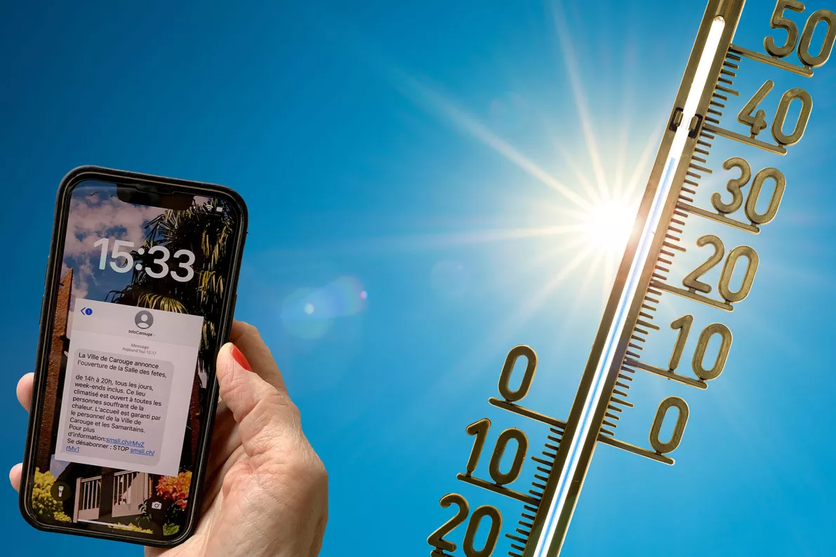 Alerte SMS canicule