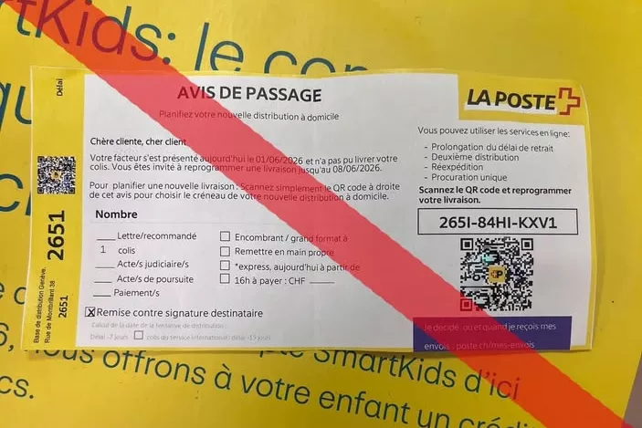 Image arnaque poste