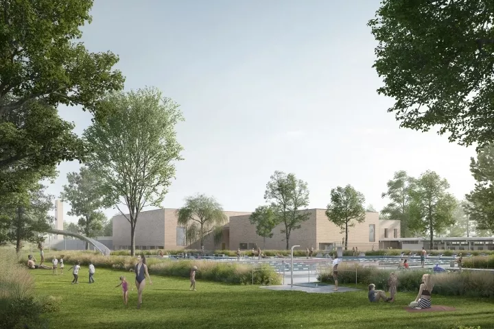 Photo Piscine de la Fontenette Vue Ext&eacute;rieur