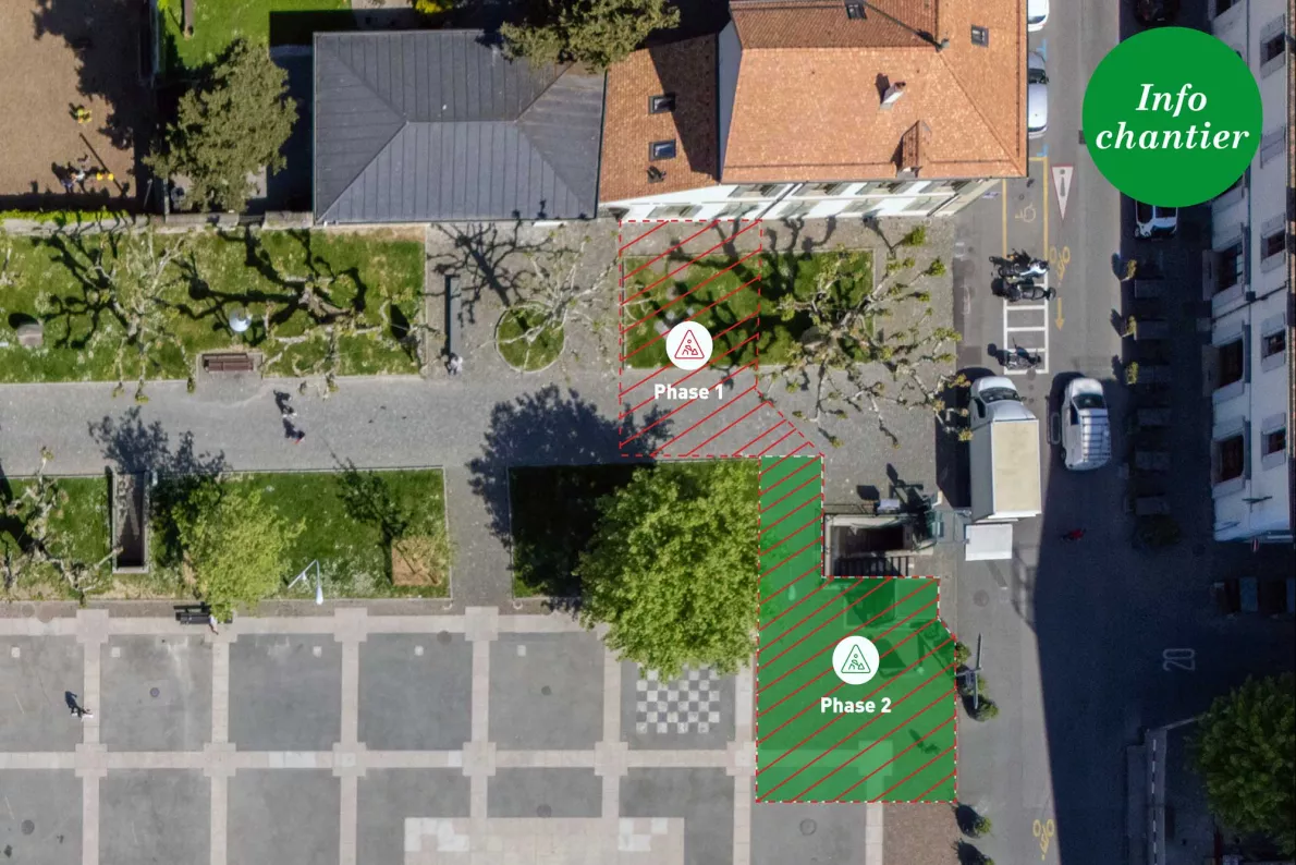 Travaux WC place de Sardaigne