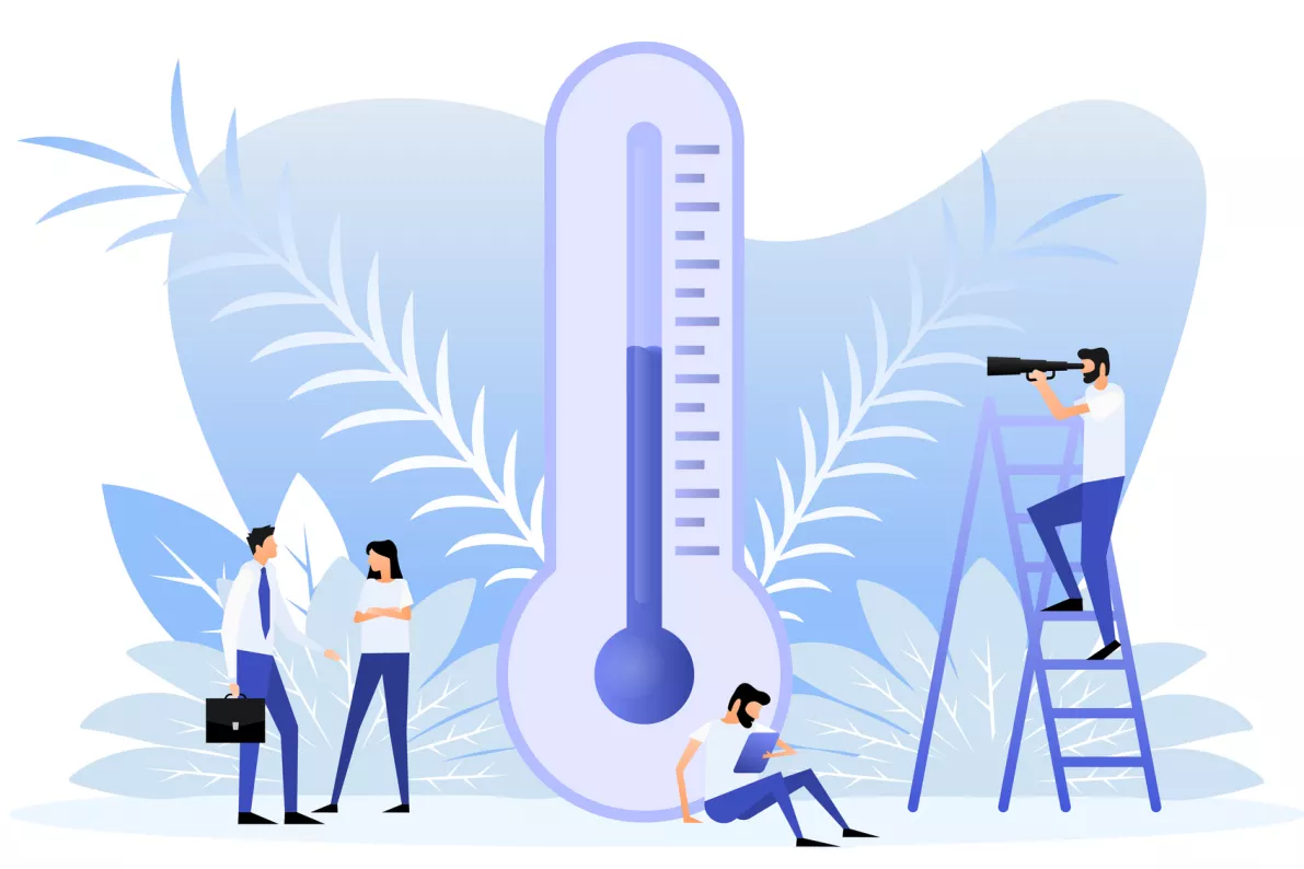 Illustration fin d'alerte canicule