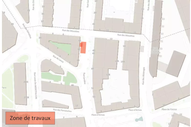 Travaux rue Caroline SIG