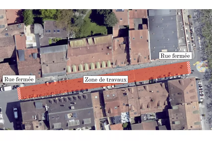 Travaux chauss&eacute;e rue Saint-Joseph