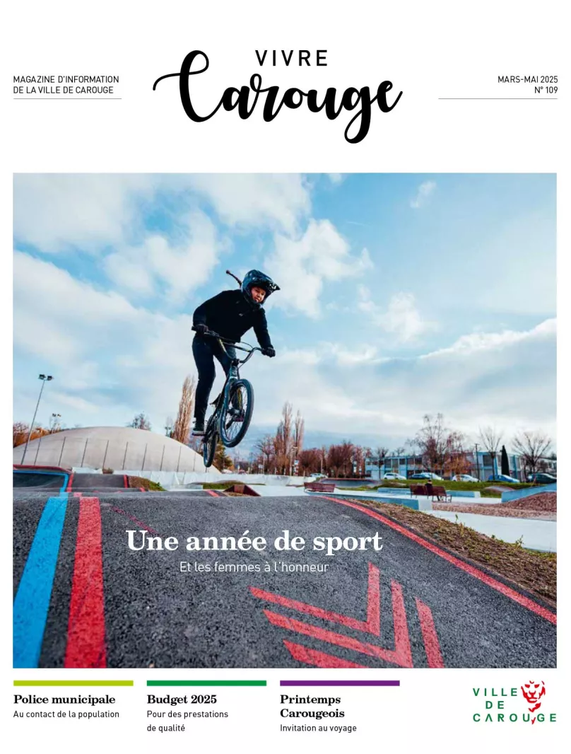 Lisez le journal communal Vivre Carouge n°109