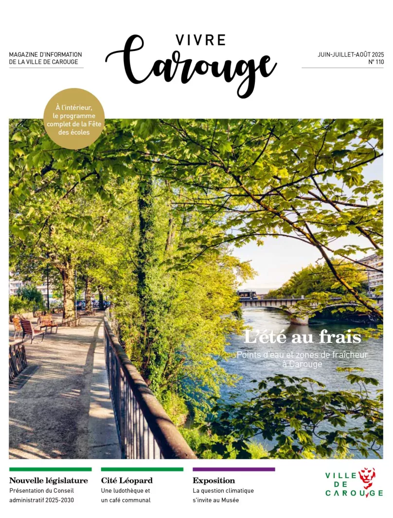 Couverture journal communal Vivre Carouge n° 110