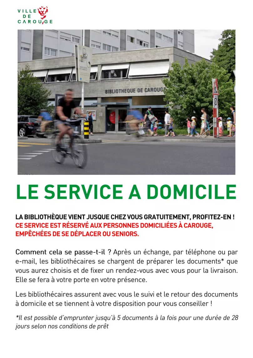 Couverture La bibliothèque vient chez vous