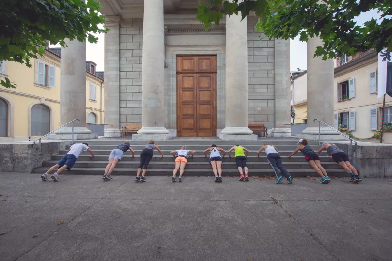 Urban training place du Temple